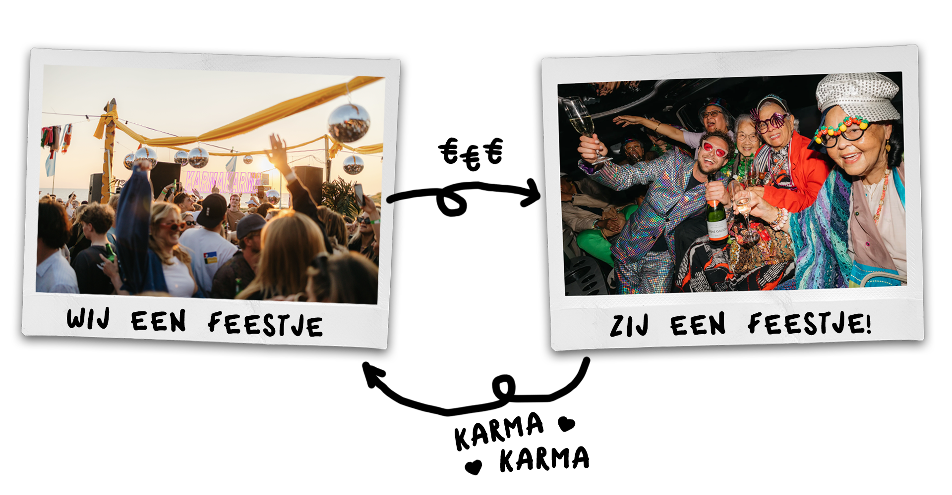 Wij een feestje – Zij een feestje! Karma Karma